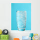 Very Full Glass Of Water With Ice Wall Mural