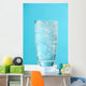 Very Full Glass Of Water With Ice Wall Mural