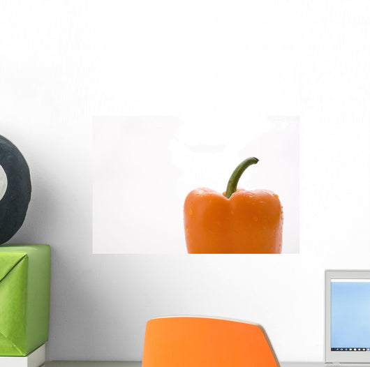 Side View Orange Pepper Wall Mural
