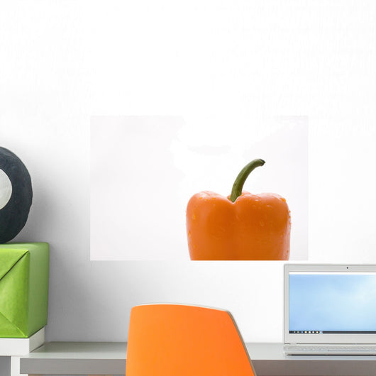 Side View Orange Pepper Wall Mural
