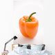 Single Orange Pepper Wall Mural