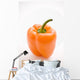 Single Orange Pepper Wall Mural