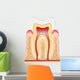 Tooth cross-section dental Wall Decal