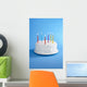 Birthday Cake With Candles Wall Mural