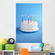 Birthday Cake With Candles Wall Mural