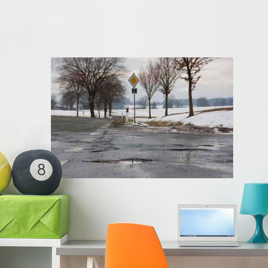 Strassenschaden Wall Decal