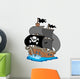 Pirate Sailboat Wall Decal