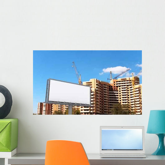 City Advertising Construction Wall Decal