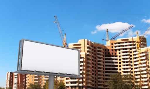 City Advertising Construction Wall Decal