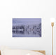 Early Winter Snow Greys The Trees Wall Mural