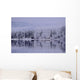 Early Winter Snow Greys The Trees Wall Mural