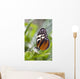 Tiger Longwing Butterfly Resting On Leaf Wall Mural