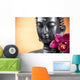 Bouddha Et Fleur Dorchide Wall Mural