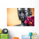 Bouddha Et Fleur Dorchide Wall Mural