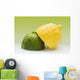 1/2 Organic Lemon And 1/2 Lime Wall Mural