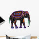 Ethnic Elephant Wall Decal