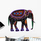 Ethnic Elephant Wall Decal