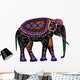 Ethnic Elephant Wall Decal