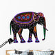 Ethnic Elephant Wall Decal
