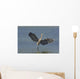 Great Blue Heron Flies Through Wetland Marsh Wall Mural