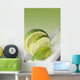 A Knife Cutting A Lime Wall Mural