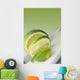 A Knife Cutting A Lime Wall Mural