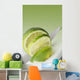 A Knife Cutting A Lime Wall Mural