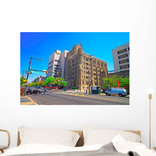 Conwell Hall Temple University Wall Decal