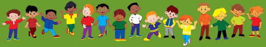 Happy Boys Different Nationalities