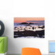 View Of Rock And Sea At Twilight Wall Mural