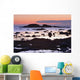View Of Rock And Sea At Twilight Wall Mural