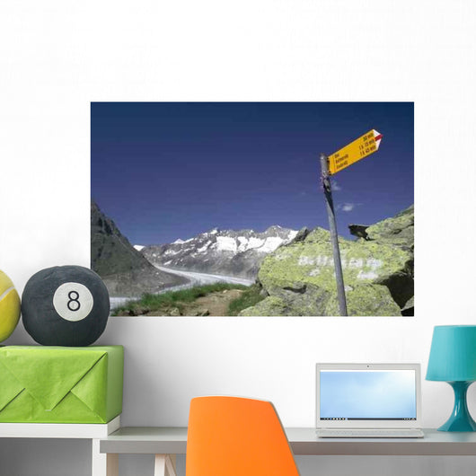 Glacier D'aletsch Wall Decal