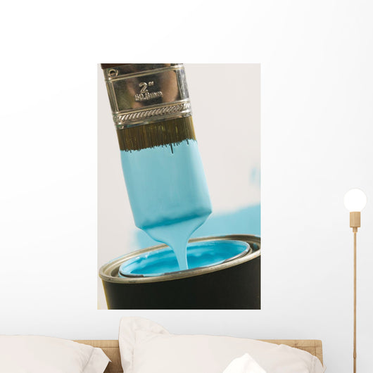 Small Paint Brush Dipped In Paint, Canada, British Columbia Wall Mural