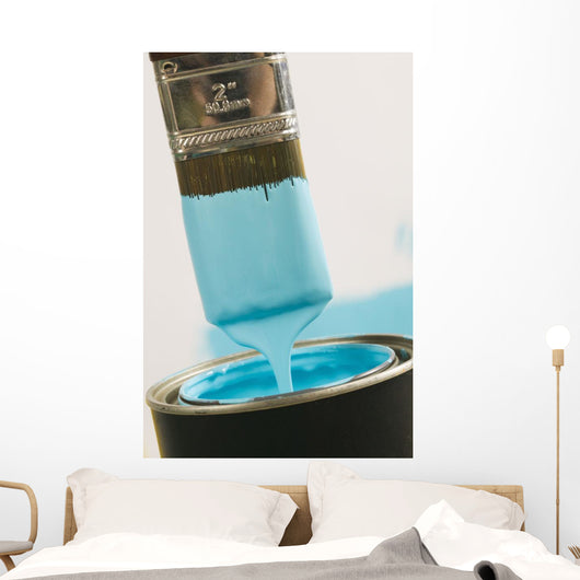 Small Paint Brush Dipped In Paint, Canada, British Columbia Wall Mural