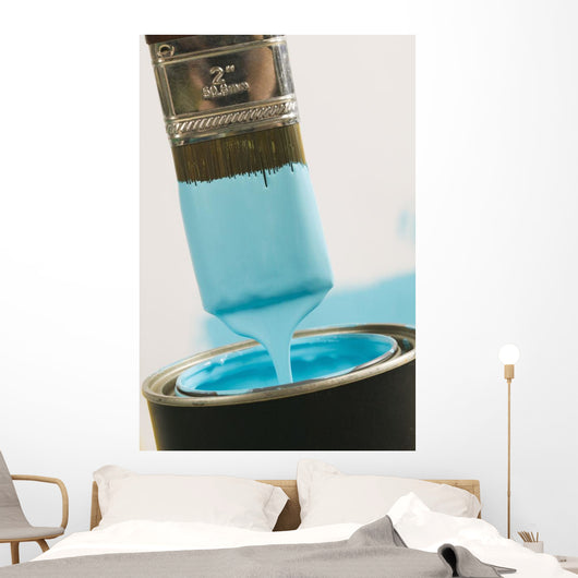 Small Paint Brush Dipped In Paint, Canada, British Columbia Wall Mural