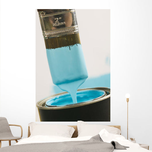 Small Paint Brush Dipped In Paint, Canada, British Columbia Wall Mural