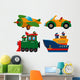 Set Vehicles Plane Car