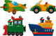 Set Vehicles Plane Car