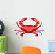 Red Crab Wall Decal