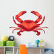 Red Crab Wall Decal