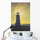 Sunset Over Peggy's Cove Lighthouse Wall Mural