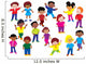 Happy Kids Different Nationalities