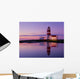 Pointe Des Monts Lighthouse At Dawn, Manicouagan Region, Quebec Wall Mural