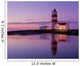 Pointe Des Monts Lighthouse At Dawn, Manicouagan Region, Quebec Wall Mural