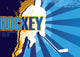 Hockey Abstract Poster