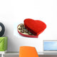 heart box with chocolates Wall Decal