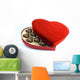 heart box with chocolates Wall Decal