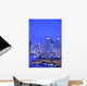 San Diego Skyline And Harbour Island Boats In The Foreground Wall Mural