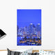 San Diego Skyline And Harbour Island Boats In The Foreground Wall Mural
