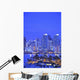 San Diego Skyline And Harbour Island Boats In The Foreground Wall Mural